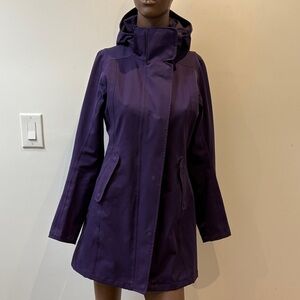 Patagonia Tres 3-in-1 Parka Jacket long SHELL ONLY h2no purple hood size XS